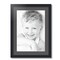 ArtToFrames 17x23" Matted Picture Frame with 13x19" Single Mat Photo Opening Framed in 1.25" Black and 2" Mat (FWM-3926-17x23)